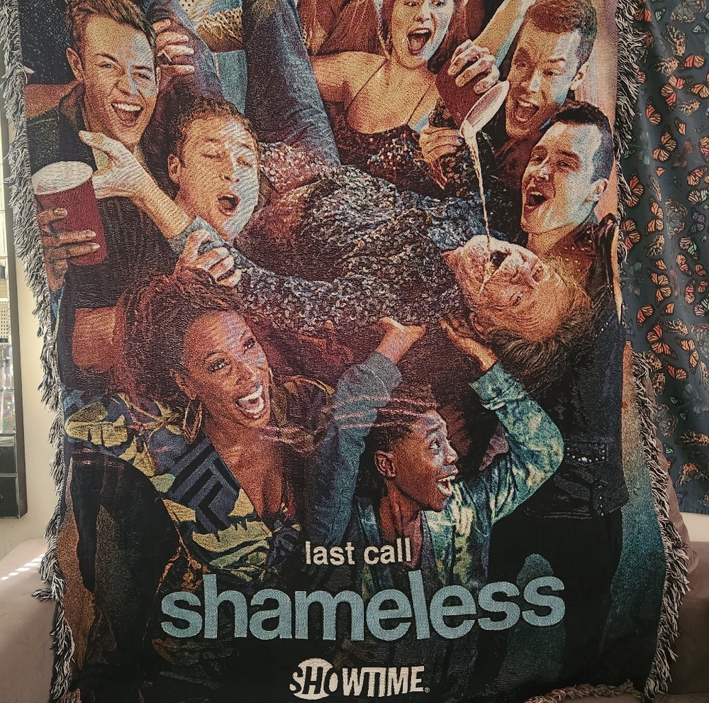 Shameless Last Call Tapestry Blanket
